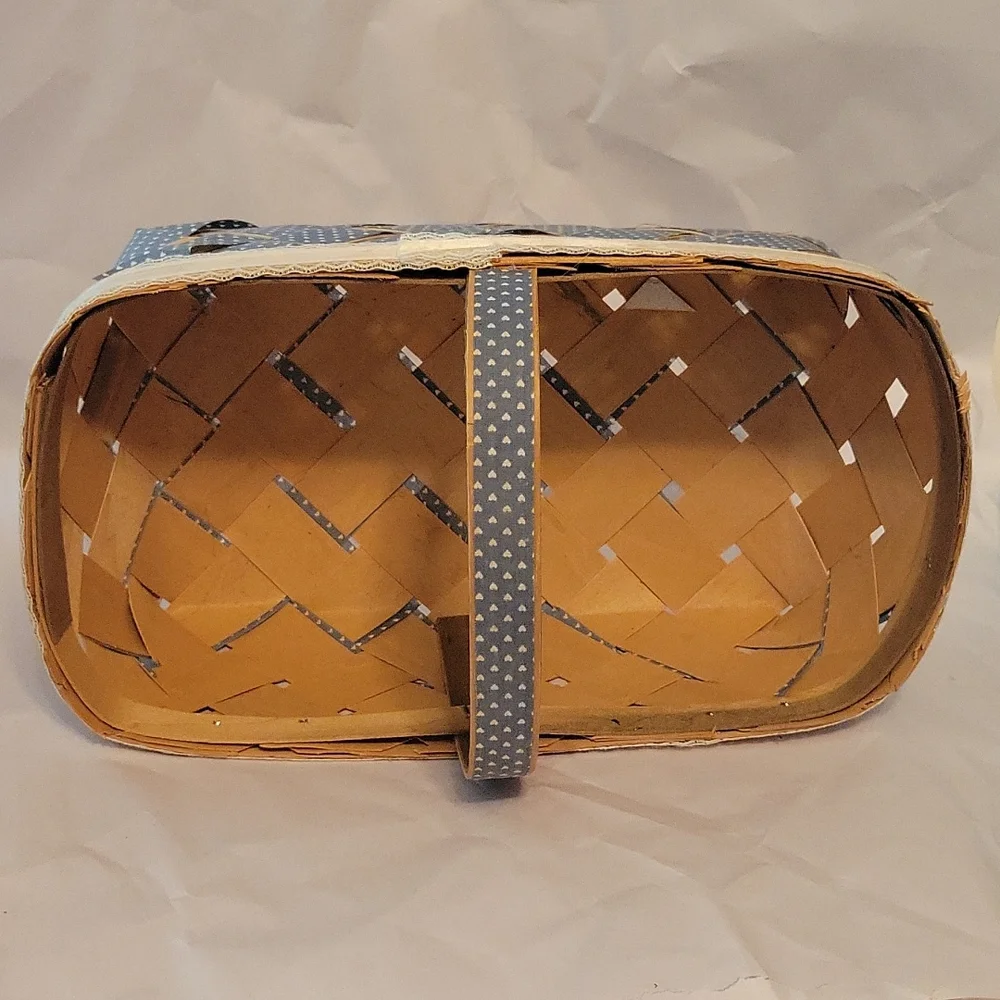 Basket with Fabric